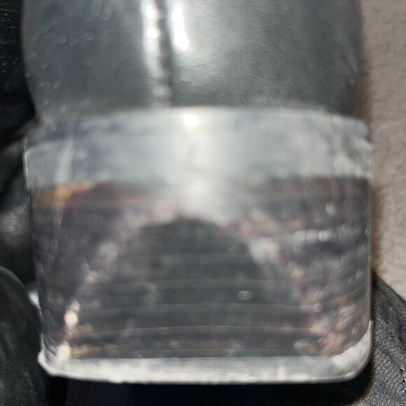 AQUATALIA Geovanna Black Leather Knee High Side Zip Boots - EUC - Women's 8.5 - Picture 7 of 15